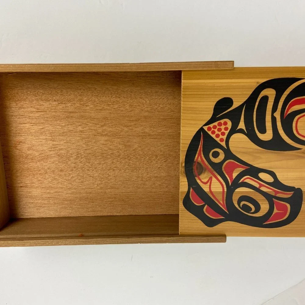 New Wooden Box Native American Print